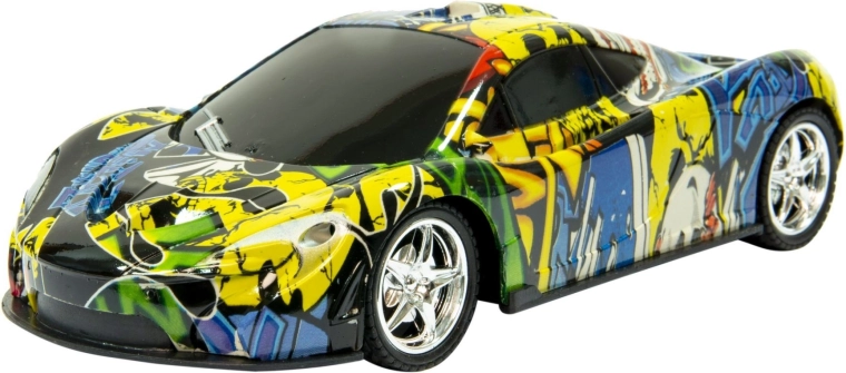 Sportliches RC-Auto mit Graffiti-Design – 1 Stück