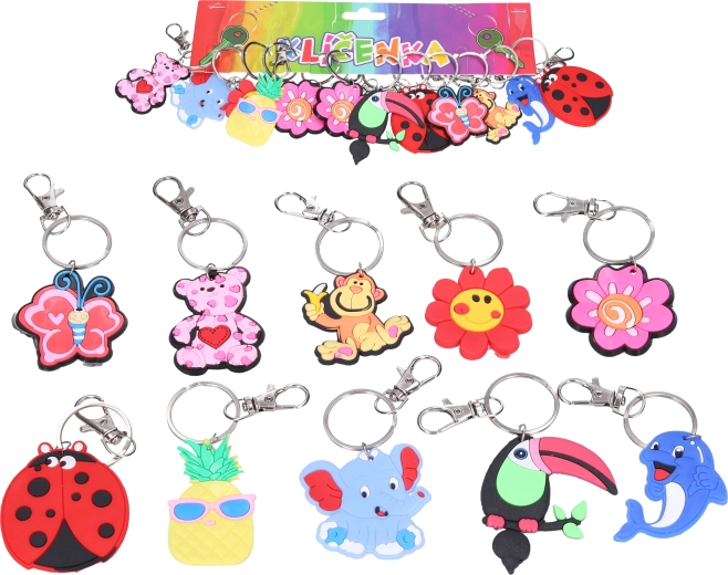 Schlüsselanhänger – Mix aus Designs