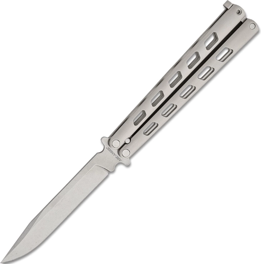 Balisong-Messer Cold Steel Arc Angel, 11,4 cm, Satin, Aluminiumgriffschalen