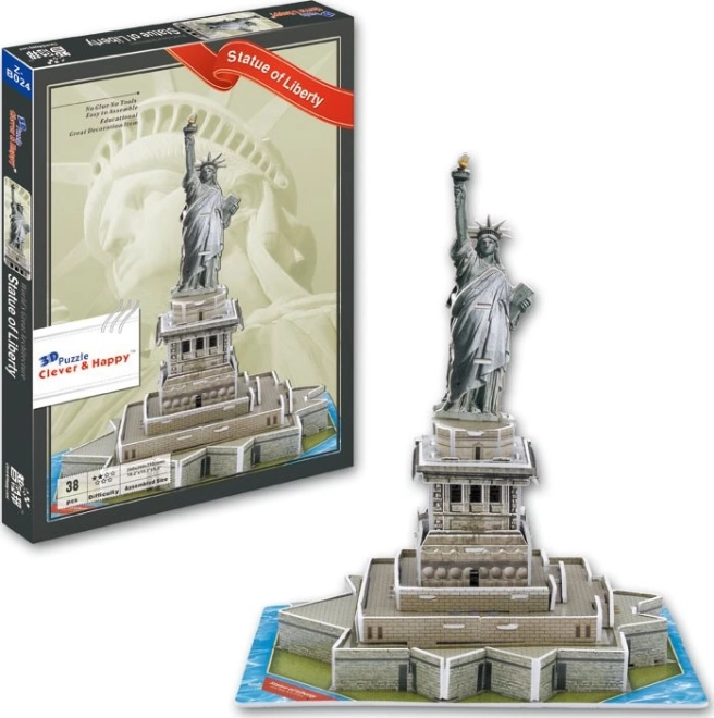3D-Puzzle Freiheitsstatue 38 Teile