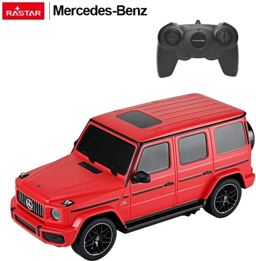 Mercedes-Benz G63 RC-Auto mit Fernsteuerung Rastar 1:24 rot - 1 Stück