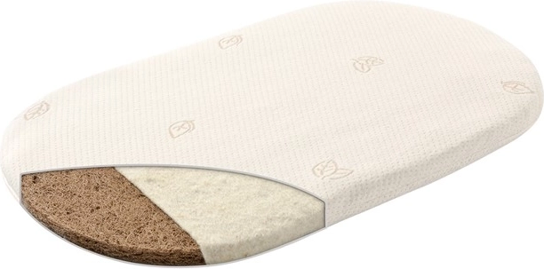 Träumeland Kinderwagenmatratze Naturwölkchen 82 × 46 cm