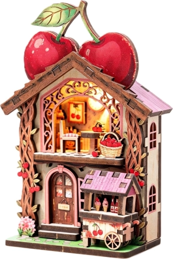 2Kids Toys 3D-Holzpuzzle Magnet – Kirschhäuschen