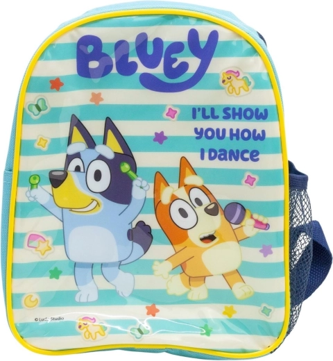 Vorschulrucksack BLUEY für Kinder mit Seitentasche