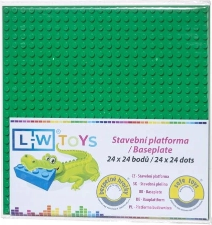 Grundplatte 24x24 grün L-W Toys