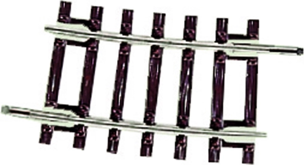 Roco Line gebogene Schiene mit Holzschwellen