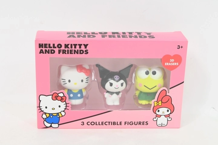 Hello Kitty and Friends 3D-Radiergummis – Set (3 Stück)