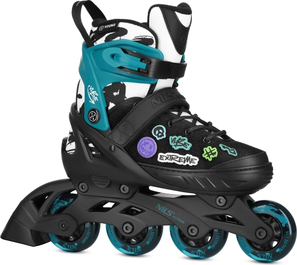 Inline-Skates NILS Extreme Vibe türkis – XS (29–32)