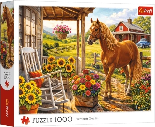 Puzzle Pferd auf dem Bauernhof 1000 Teile