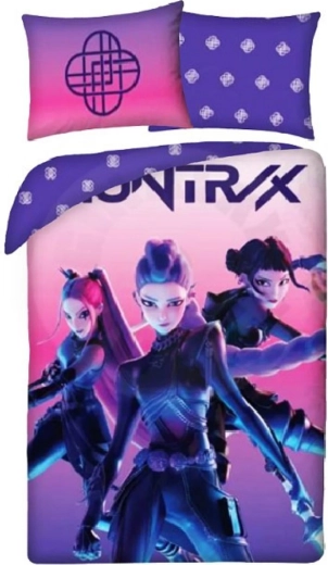 Baumwoll-Bettwäsche K-Pop Demon Hunters Huntrix 140 × 200 cm