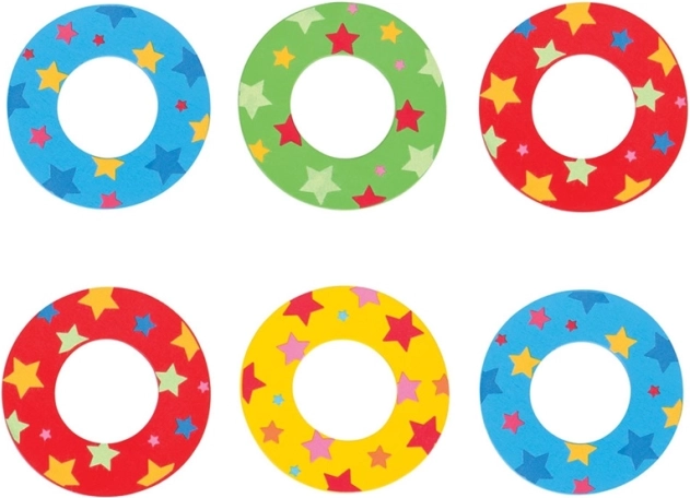 Bigjigs Toys Holzbuchstabe mit Sternen - O