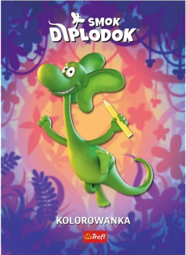 Smok Diplodok: Malbuch
