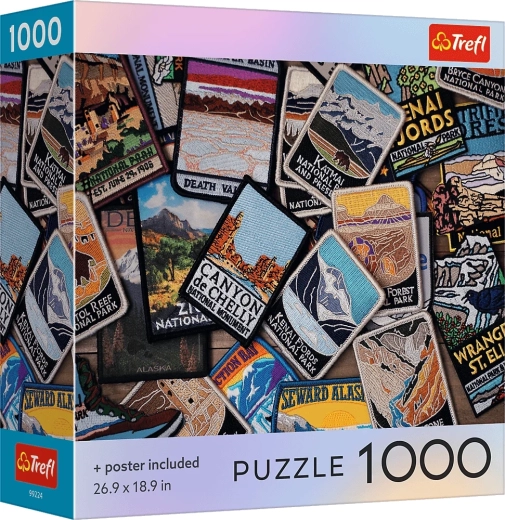 Trefl Puzzle Amerikanische Souvenirs 1000 Teile