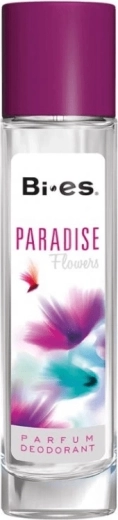 Damen Glas-Deodorant BI-ES Paradise Flowers 75 ml