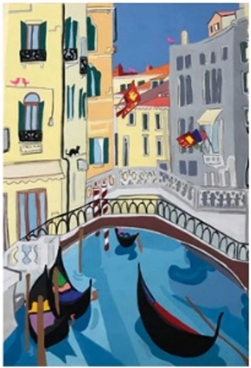 Norimpex Malen nach Zahlen Venezianische Brücke 40 × 50 cm