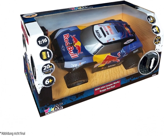 RC Buggy RED BULL MINI John Cooper Works 1:16, 2,4 GHz