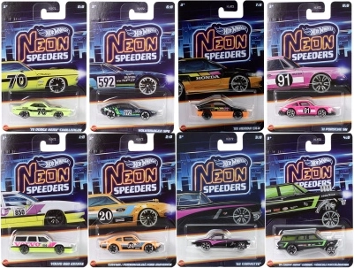 Hot Wheels Neon-Kollektion – thematisches Die-Cast-Auto 1:64
