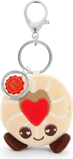 Keeleco Taschenanhänger Keks aus Plüsch 12 cm