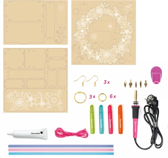 Lovely box Pyrografie – Schmuck