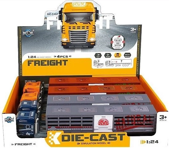Kinder-Truck für den Tiertransport 39 cm mit Licht- und Soundeffekten HAT40
