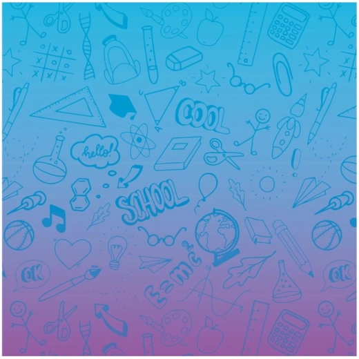 Kunstunterricht-Tischdecke 65 × 50 cm BTS Ombre Girl