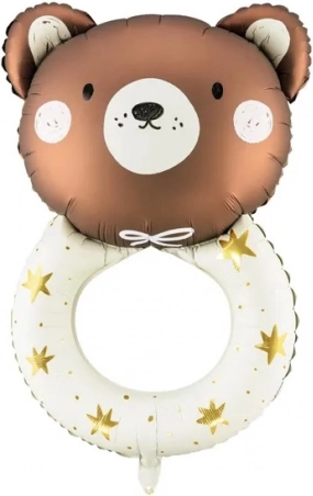 Folienballon Rassel-Teddybär