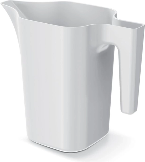 Kunststoff-Gießkanne 1,8 l weiß