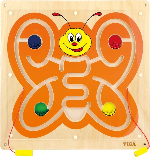 Babu Holzlabyrinth mit Perlen