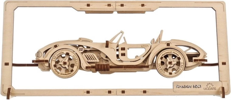 Ugears Holz-Mechanikpuzzle Roadster MK3 2,5D