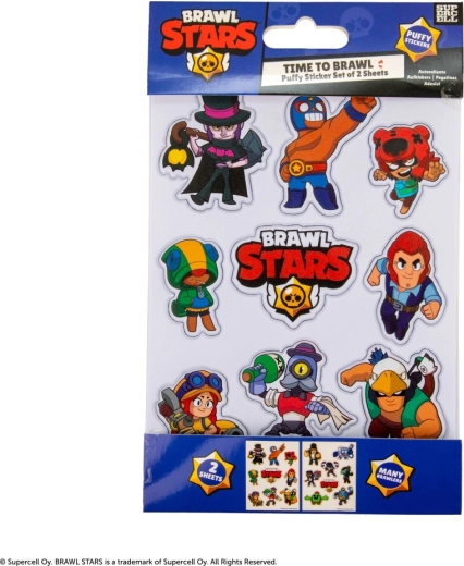 Brawl Stars 3D Aufkleber – Set mit 2 Bögen