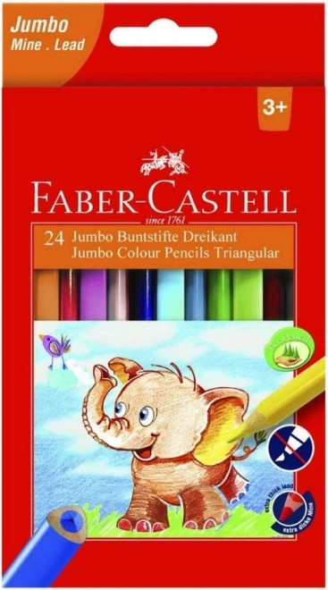Buntstifte Extra Jumbo 12 Stk Faber-Castell