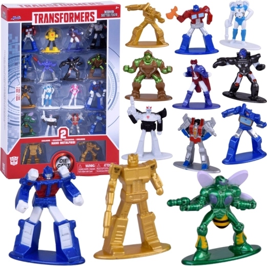 Transformers Nano Metalfigs – Sammlerset mit 18 Metallfiguren, Serie 3