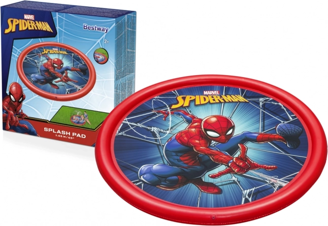 Kinder-Spielmatte mit Fontäne Spider-Man Bestway 165 cm