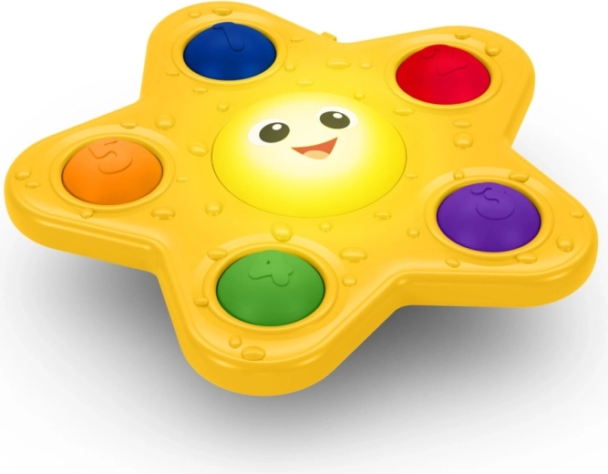 Baby Einstein Aktivspielzeug mit Saugnapf Pop & Glow Starfish für Babys ab 6 Monaten