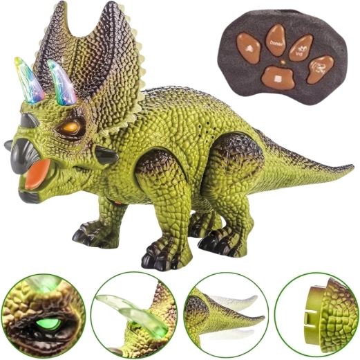 Woopie ferngesteuerter Roboter-Dinosaurier Triceratops