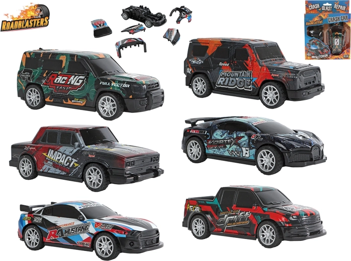 Roadblasters Crash-Auto mit Rückzugmotor 13 cm