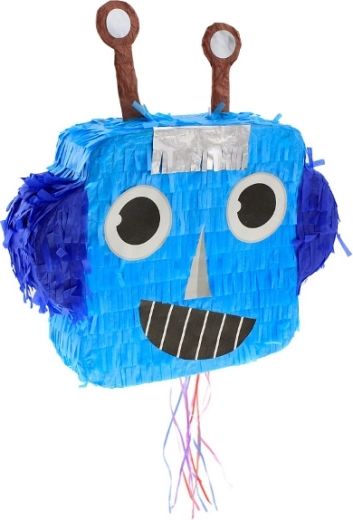 Pinata-Roboter mit Zugbändern
