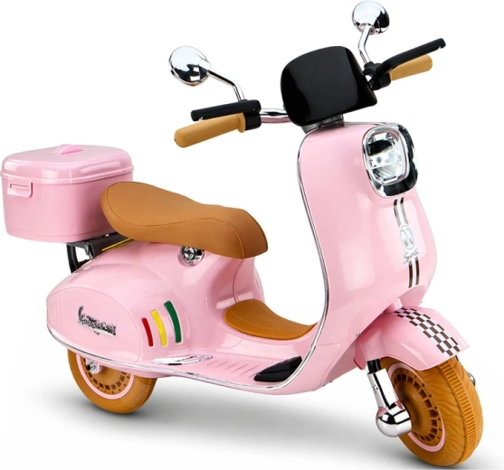 Elektrische Vespa für Kinder, rosa