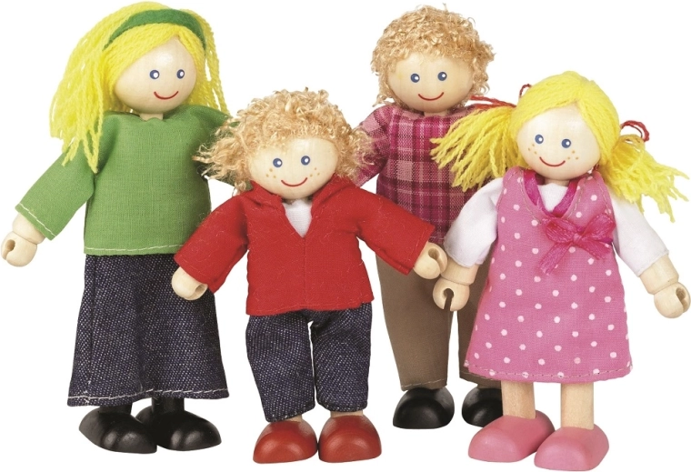 Tidlo Holzpuppen fürs Puppenhaus – Familie