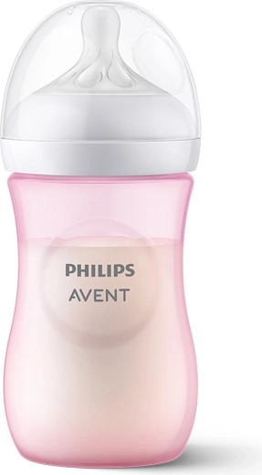 Philips Avent Babyflasche Natural Response 260 ml, rosa (1m+)