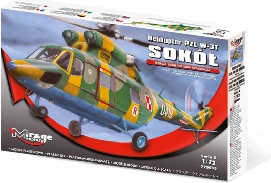 Kunststoffmodell des Hubschraubers PZL W-3T Sokół