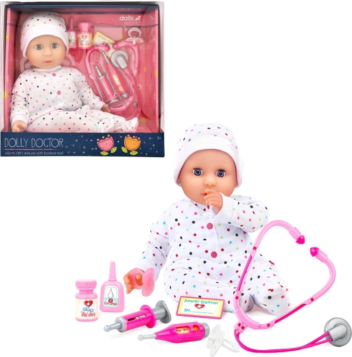 Dolls World Puppe Doktorin Dolly 46 cm