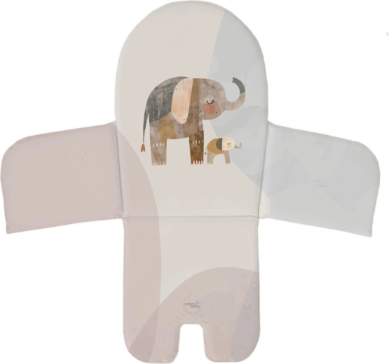 Ceba Baby Sitzkissen für Hochstuhl Basic Elephant Family
