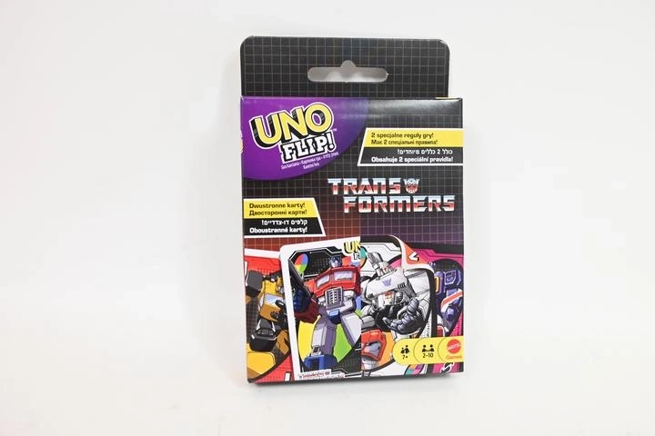 Mattel Uno Flip! Transformers Kartenspiel