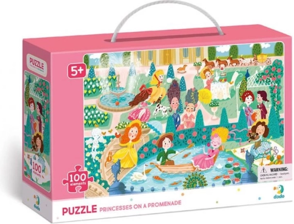 DODO Puzzle Prinzessinnen auf der Promenade, 100 Teile