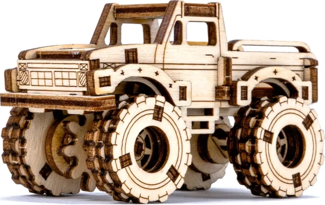 Holz-3D-Puzzle – Monstertruck-Modell