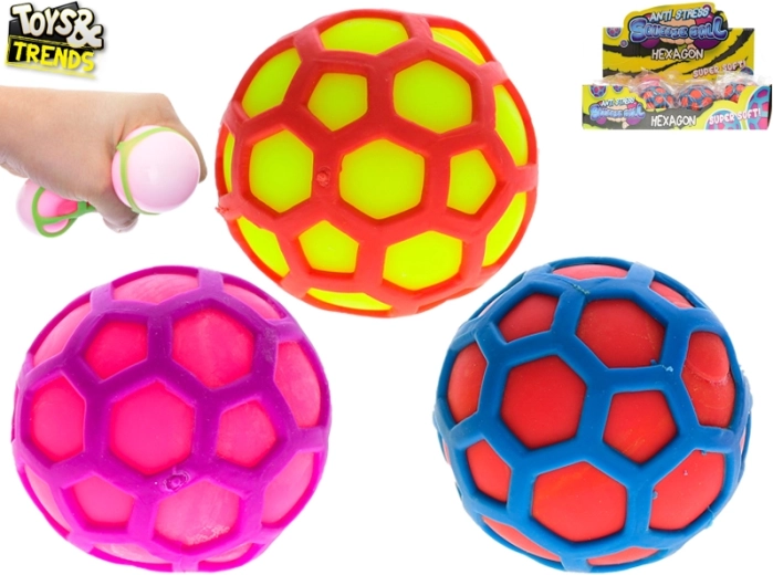 Dehnbarer Anti-Stress-Ball Hexagon – Toys&Trends