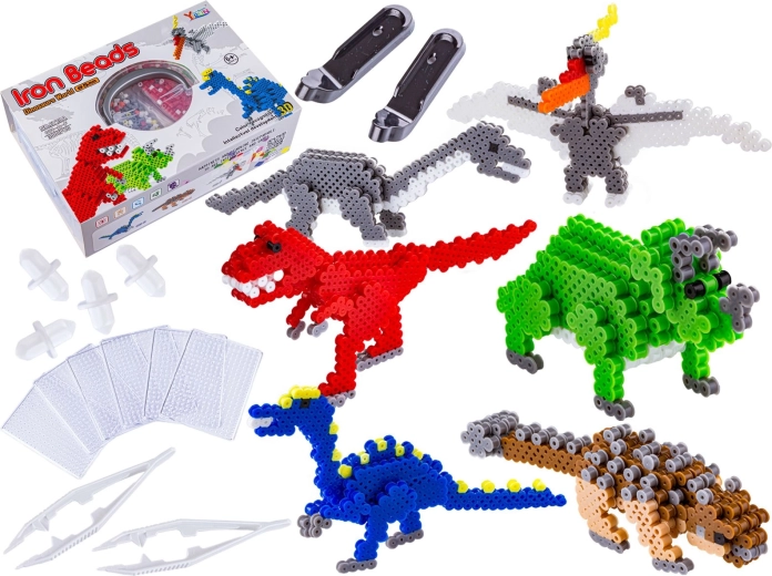 3D-Bügelperlen – Dinosaurier, Set 3000 Stk. - 1 Stück