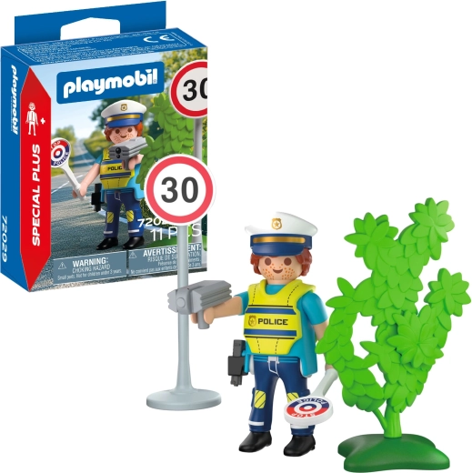 Playmobil Special Plus Polizist mit Radar und Zubehör