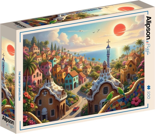 Alipson Puzzle „Traum von Barcelona“ 500 Teile
